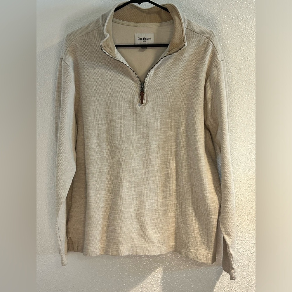Goodfellow & Co Men's Cream Sweater Size Medium